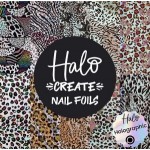 Halo Create Nail Foil Laser Leopard pk10